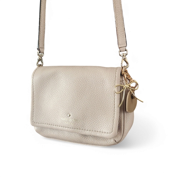 Kate Spade Cream Leather Crossbody Bag - Picture 3 of 10